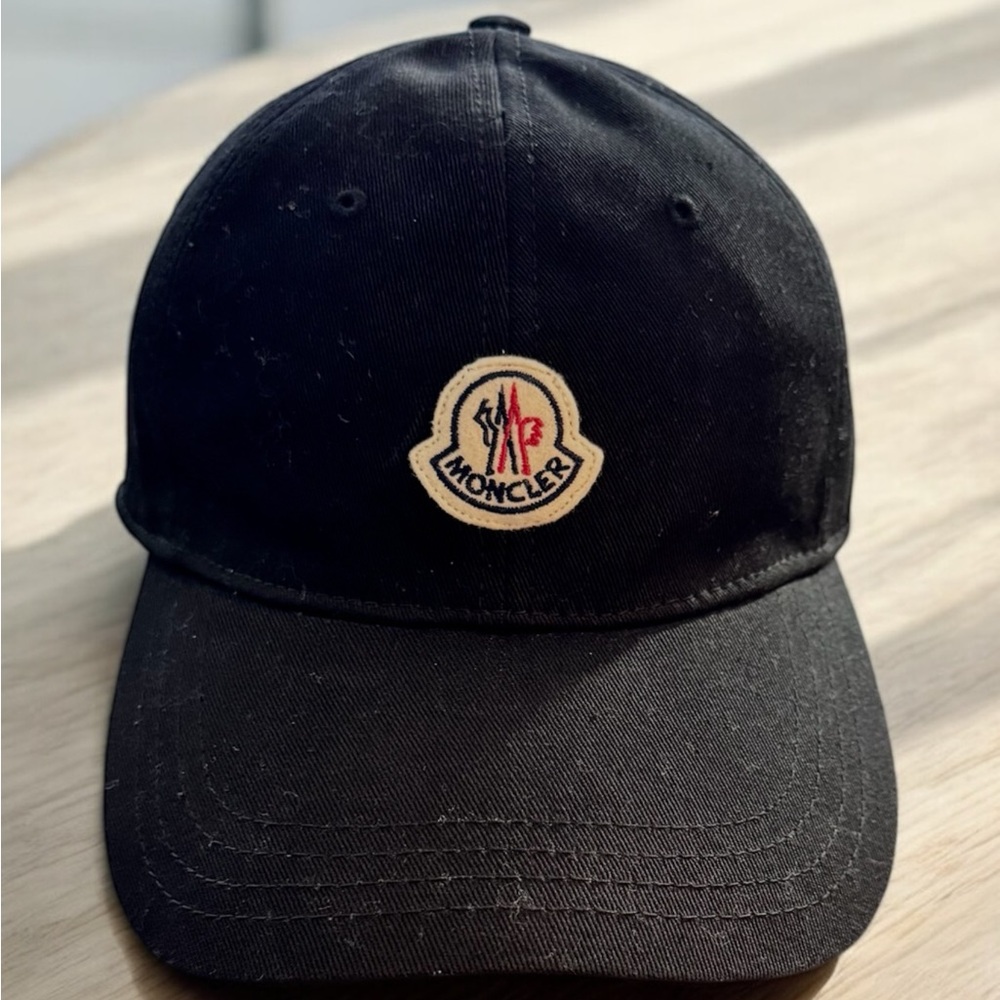Moncler Black Baseball Cap